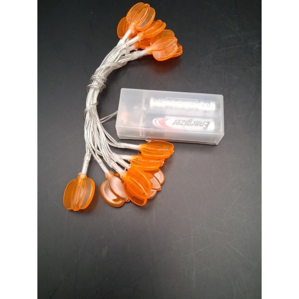 3 Set Bundle Halloween Jack-'O-Lantern, Mini Pumpkin & Orange String Lights READ